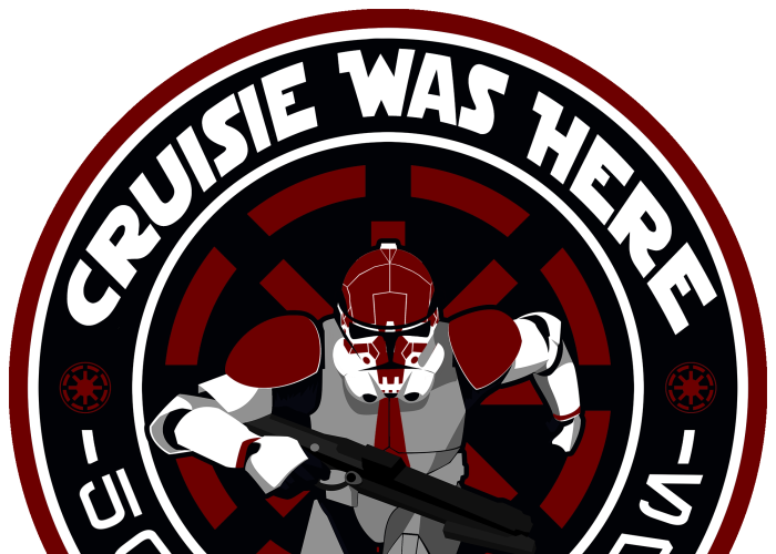 501st Patch 2x2 Red CruisieWasHere